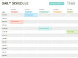 excel project schedule template
