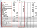 excel sheet format for daily expenses