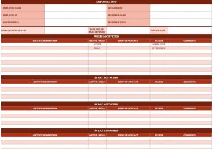 excel spreadsheet to track employee training sample