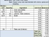 food storage inventory sheet sample