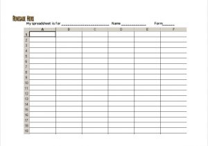 free blank spreadsheet templates 1