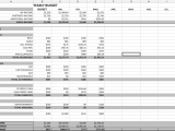 free budget worksheet sample