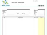 free invoice template excel sample