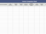 free product comparison template