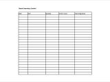 inventory control spreadsheet template free sample