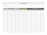 inventory sheet sample