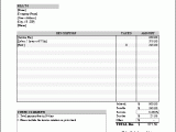 invoice template xls sample