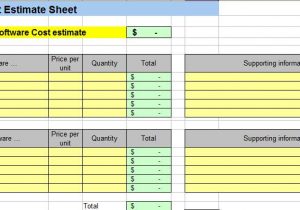 job costing spreadsheet template