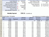 loan amortization schedule sample