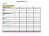 marketing action plan template excel sample