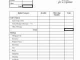 monthly budget excel spreadsheet template free