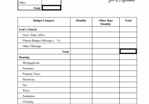 monthly budget excel spreadsheet template free