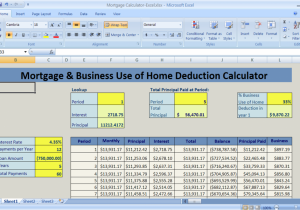 mortgage repayment calculator excel formula sample