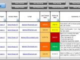 multiple project tracking template excel sample