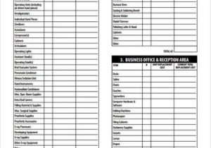 office supply list template sample