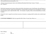 Personal bill of sale form