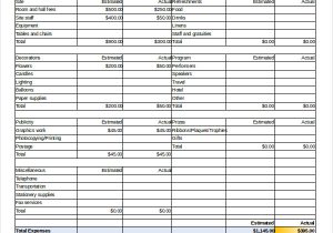 personal budget template excel sample 3
