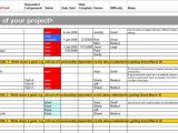 project management spreadsheet excel sample