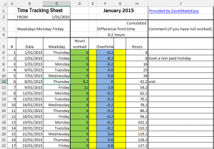 project timesheet template excel sample