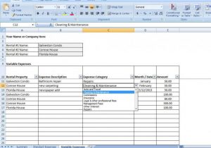 rent ledger excel spreadsheet sample 1