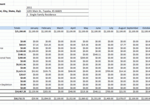 rental income spreadsheet template