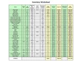 restaurant inventory spreadsheet pdf