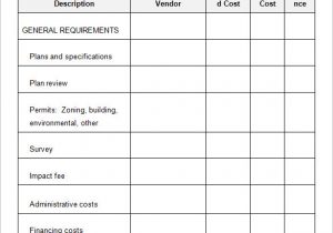 sample estimate residential building sample