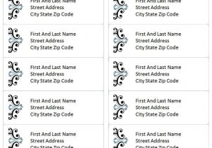 scentsy address label template free