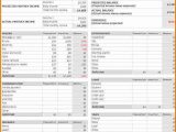 simple budget template excel sample