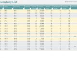 small business inventory spreadsheet template 2