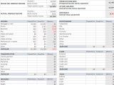 weekly budget calculator sample